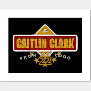 The caitlin clark - from the logo Posters and Art